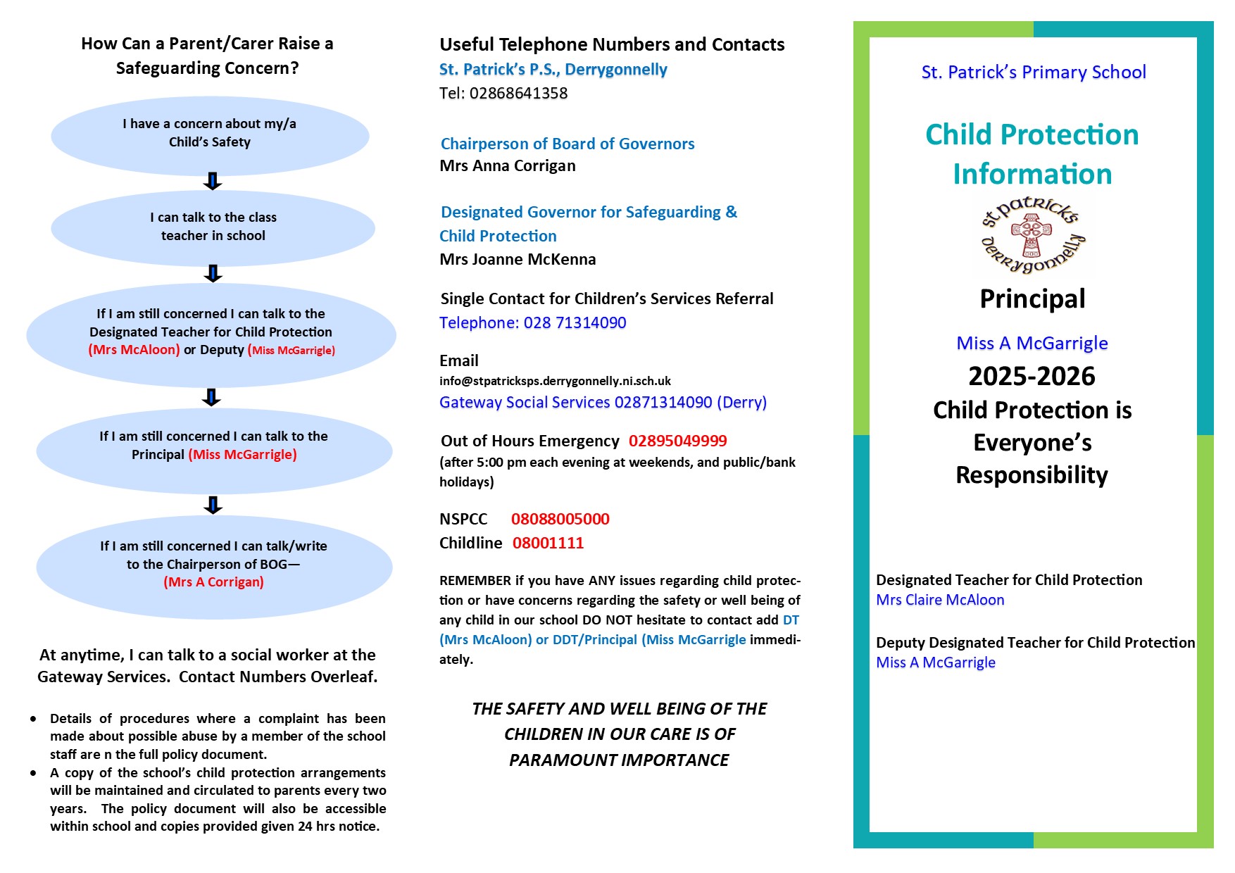 Child Protection Information Leaflet